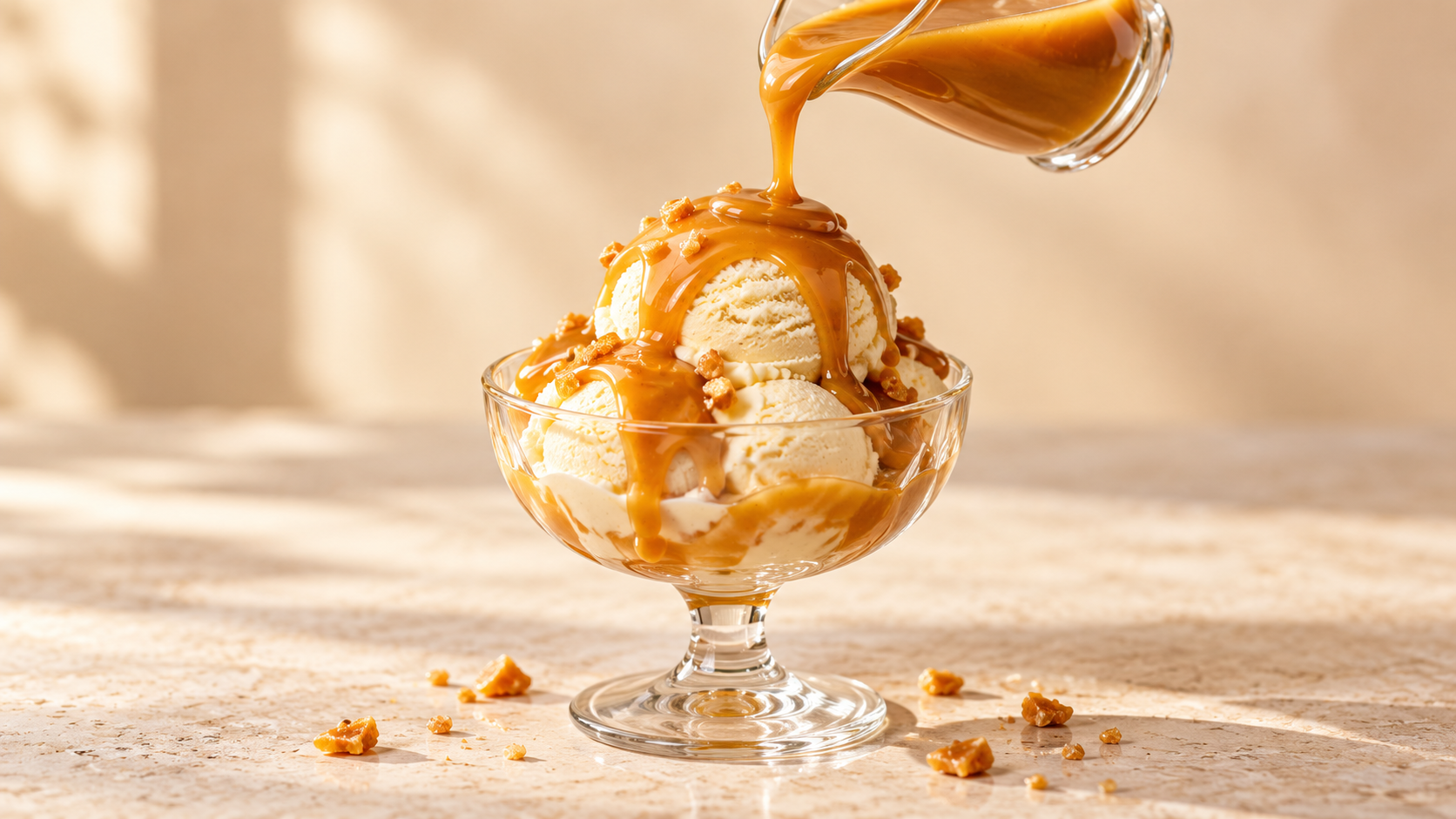Butterscotch Dessert Topping for commercial food production